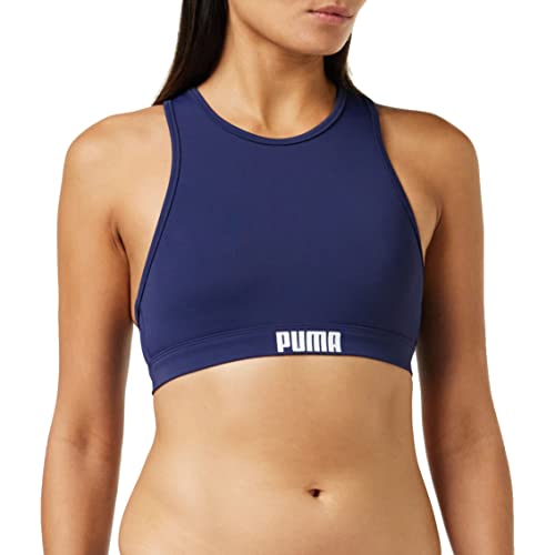 PUMA Damen High NCK T Badebekleidung, Marineblau, XS von PUMA