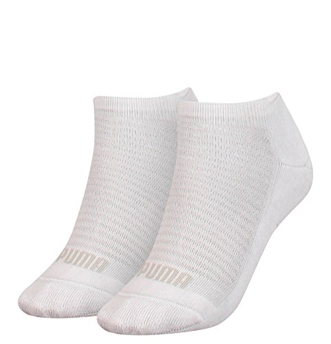 PUMA Frauen Sneaker Trainer Socken, Weiß, 35/38 (2er Pack) von PUMA