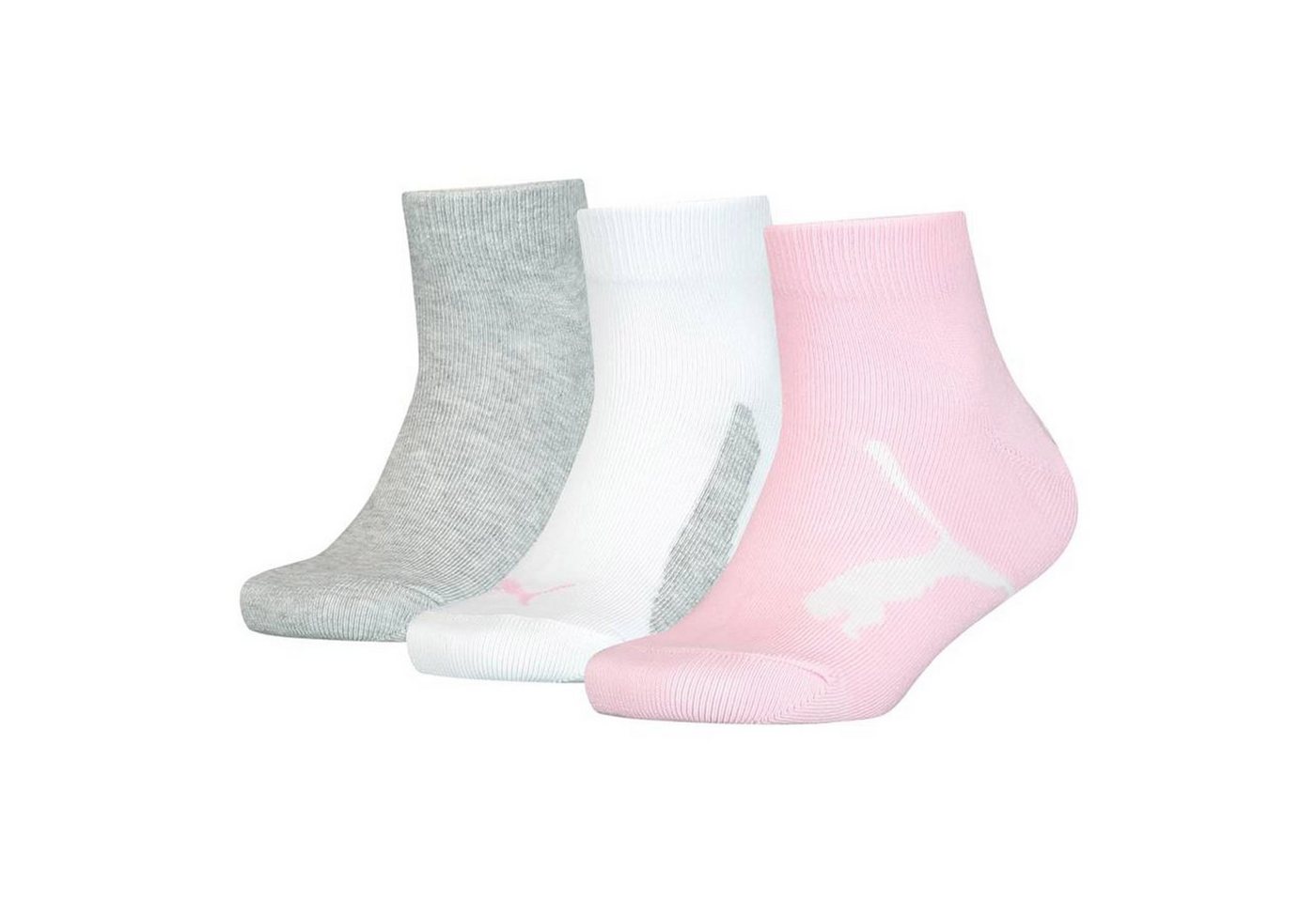 PUMA Freizeitsocken Kinder Quarter Socken - Kid's BTW Quarter, 3er von PUMA