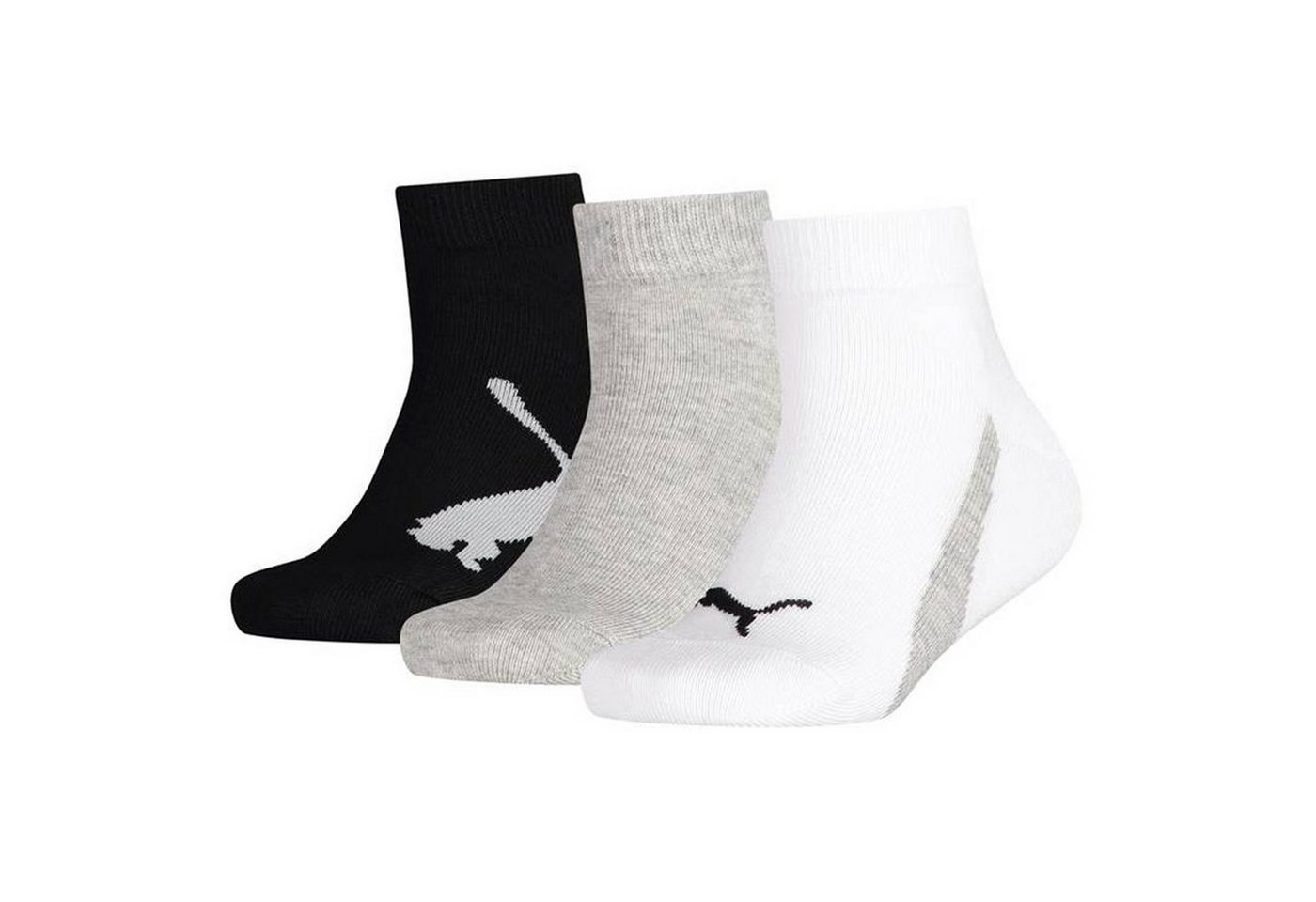 PUMA Freizeitsocken Kinder Quarter Socken - Kid's BTW Quarter, 3er von PUMA