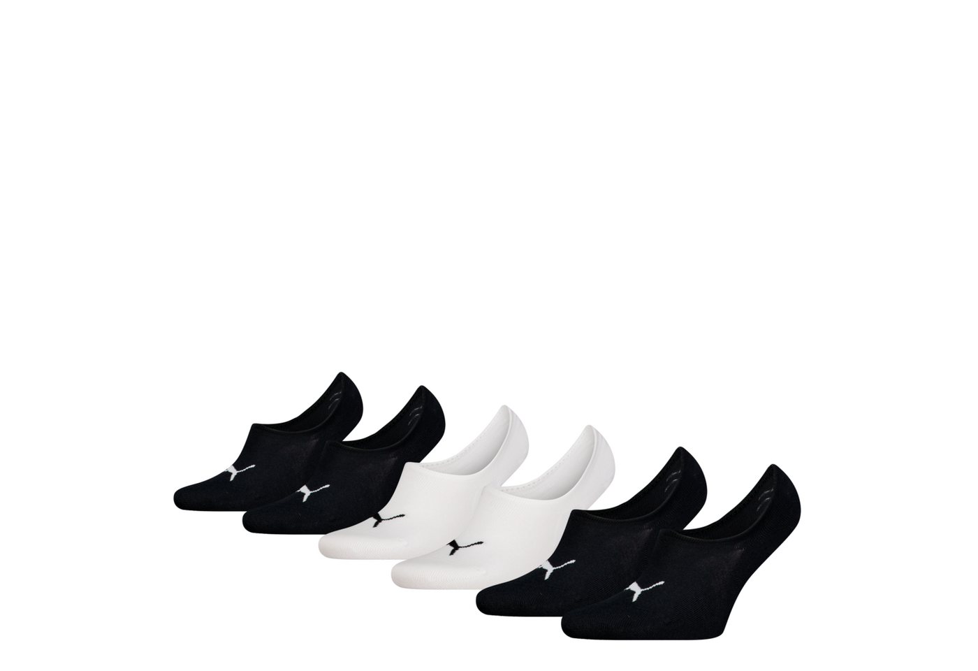 PUMA Füßlinge PUMA UNISEX FOOTIE HIGHCUT 6P ECOM (6 Paar) Mit eingestricktem Logo von PUMA