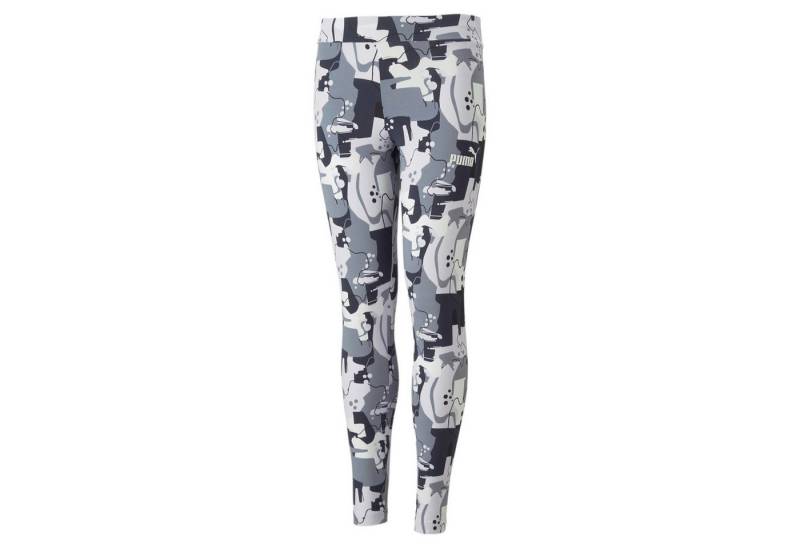 PUMA Funktionstights Puma Mädchen Tight G ESS+ STREET ART AOP Tight G 673513 von PUMA