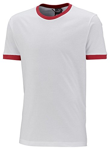 PUMA Fußball VfB Stuttgart VfB Fan Cotton T-Shirt Fan-Shirt Kinder weiß Gr 164 von PUMA