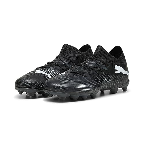 PUMA Future 7 Match FG/AG JR Fussballschuh, Black White, 38.5 EU von PUMA