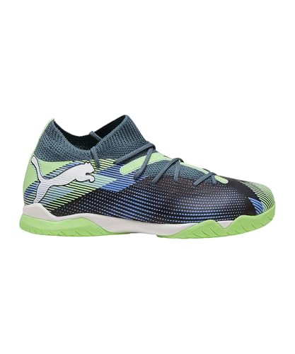 PUMA Future 7 Match IT + Mid Jr Soccer Shoe, Gray Skies White-Fizzy Apple, 38 EU von PUMA
