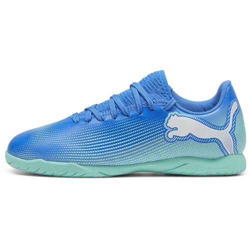PUMA Future 7 Play IT Jr Soccer Shoe, Hyperlink Blue-Mint White, 30 EU von PUMA