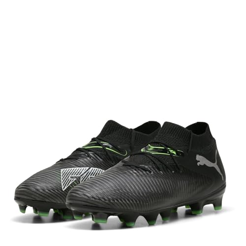PUMA Future 8 PRO FG/AG JR Fussballschuh, Black Silver-Fluo Green, 29 EU von PUMA