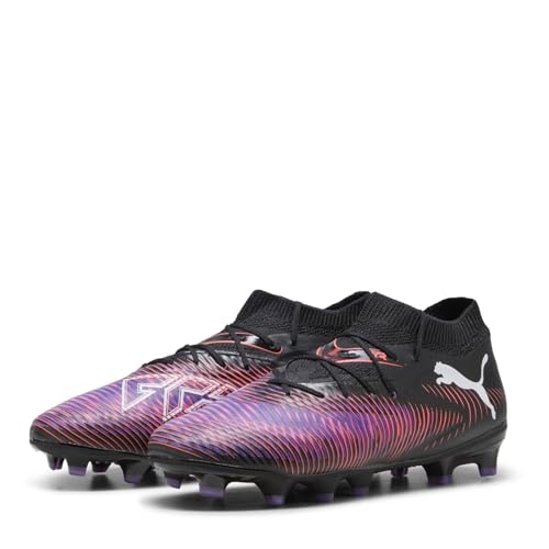 PUMA Future 8 PRO FG/AG JR Fussballschuh, Black White-Glowing RED, 32 EU von PUMA