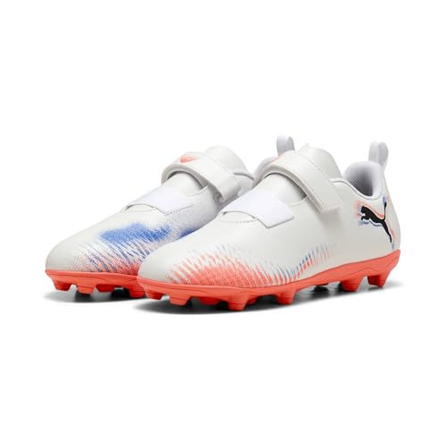 PUMA Future 8 Play V FG/AG RB JR Soccer Shoe, White Black-Glowing RED, 21 EU PUMA Future 8 Play V FG/AG RB JR Soccer Shoe, White Black-Glowing RED, 21 EU von PUMA