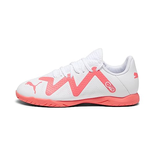 PUMA Future Play It Jr Fussballschuh, White Fire Orchid, 35.5 EU von PUMA