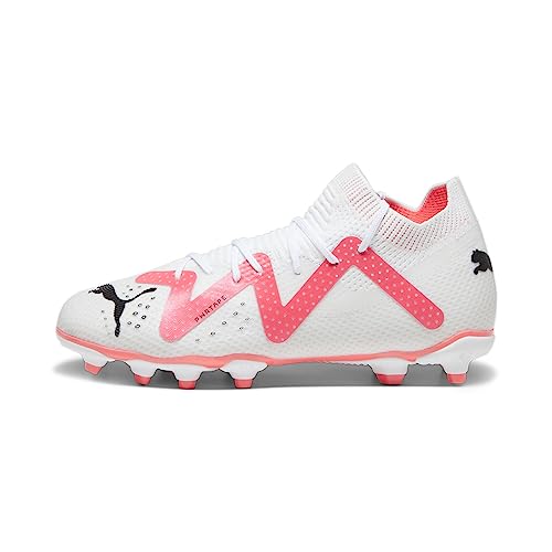 PUMA Future Pro Fg/Ag Jr Fussballschuh, White Black fire Orchid, 35.5 EU von PUMA