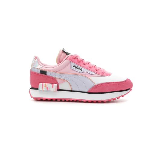 PUMA Future Rider Nail Glam Schnürschuhe für Mädchen, Freizeitschuhe, Weiß, Weiss/opulenter Garten, 5.5 Big Kid von PUMA