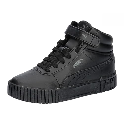 PUMA Carina 2.0 Mid PS Sneaker, Black Black-Dark Shadow, 28 EU PUMA Carina 2.0 Mid PS Sneaker, Black Black-Dark Shadow, 28 EU von PUMA