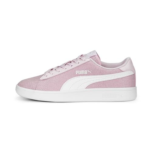 PUMA Girls' Fashion Shoes SMASH V2 GLITZ GLAM JR Trainers & Sneakers, PEARL PINK-PUMA WHITE, 37.5 von PUMA