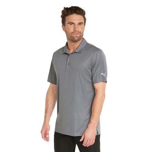 PUMA GOLF Herren Gamer Polo Hemd mit Button-Down-Kragen, Ruhiger Schatten, 4X-Groß von PUMA