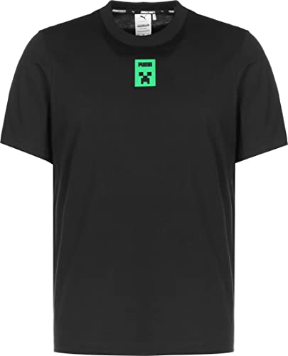 PUMA Graphic T-Shirt Herren (L, Black) von PUMA