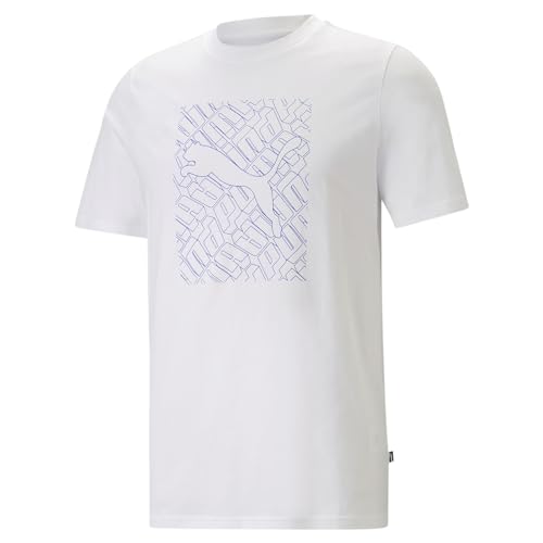 PUMA Herren Graphics Cat T-Shirt XXLWhite von PUMA