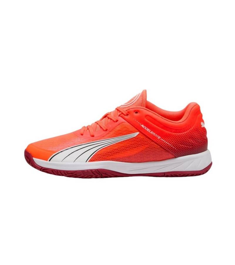PUMA Hallen-Indoorschuhe Accelerate Turbo 2025 rot Herren Badmintonschuh von PUMA