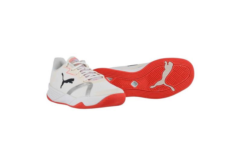 PUMA Hallen-Indoorschuhe Accelerate Turbo Nitro II RE beigeweiss Herren Badmintonschuh von PUMA