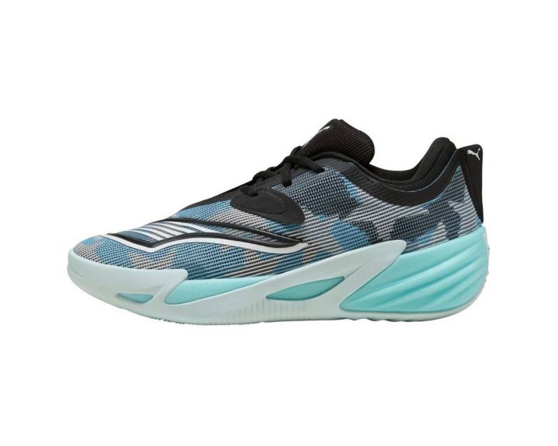 PUMA Hallen-Indoorschuhe All-Pro Nitro™ 2 (Basketball) 2025 blau/bunt Badmintonschuh von PUMA