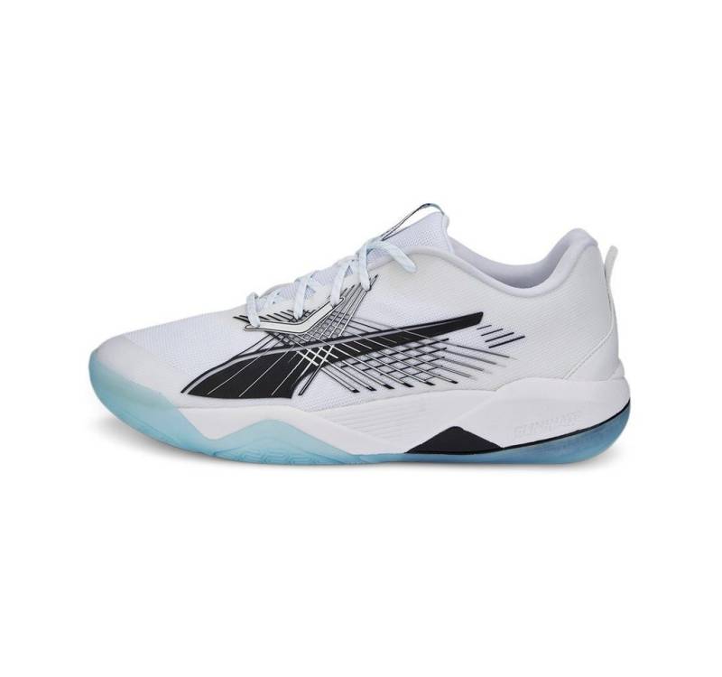 PUMA Hallen-Indoorschuhe Eliminate Power Nitro II weiss/schwarz Herren Badmintonschuh von PUMA