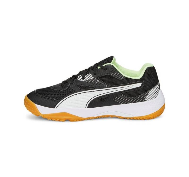 PUMA Hallen-Indoorschuhe Solarflash II schwarz Kinder Badmintonschuh von PUMA