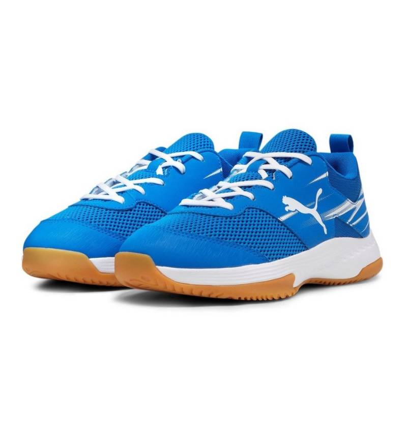 PUMA Hallen-Indoorschuhe Varion II royalblau/weiss Kinder Badmintonschuh von PUMA