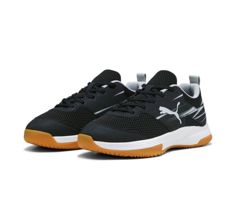 PUMA Hallen-Indoorschuhe Varion II schwarz/grau Kinder Badmintonschuh von PUMA