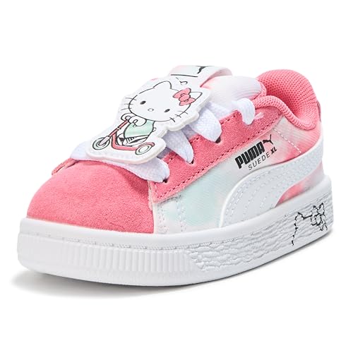 PUMA Hello Kitty and Friends Alternative Closure (Toddler) Suede XL Kinderschuhe, Unisex, Magisches Rosa / Pazifikblau, 11.0 cm von PUMA