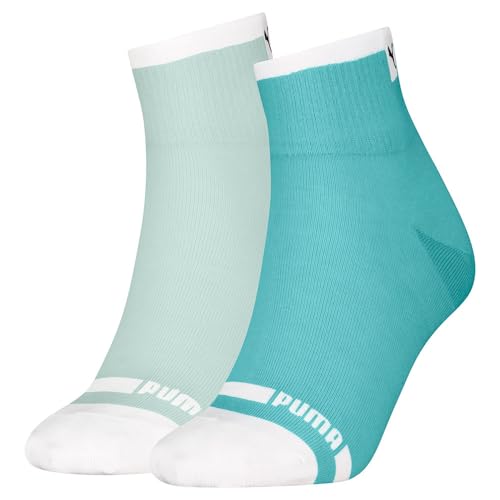 PUMA Heritage Toe Quarter Socks 2 Pairs EU 39-42 von PUMA