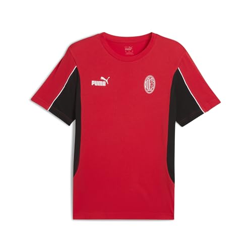 PUMA Herren AC Milan ftblARCHIVE T-Shirt L, for All Time Red Black von PUMA
