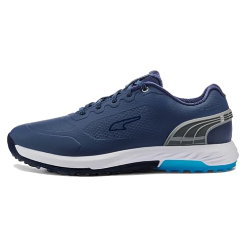 PUMA Herren Alphacat Nitro Golfschuh, Navy Quiet Shade Speed Blue, 46 EU von PUMA