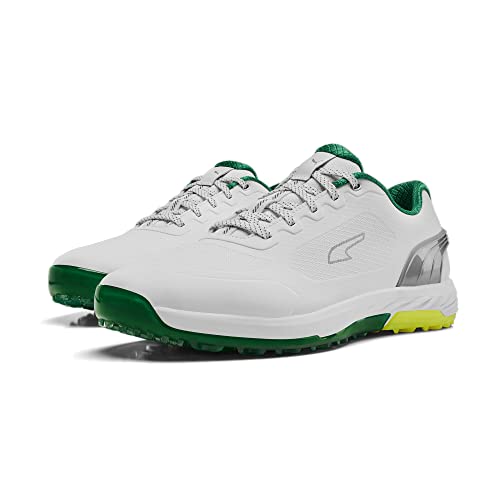 PUMA Herren Alphacat Nitro Golfschuh, White Archive Green Yellow Burst, 40.5 EU von PUMA