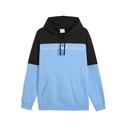 PUMA Herren Around The Block Hoodie S, Team Light Blue von PUMA