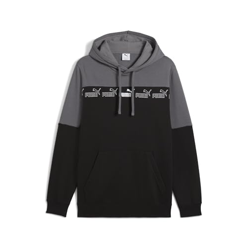 PUMA Herren Around The Block Hoodie XXL, Cool Dark Gray von PUMA