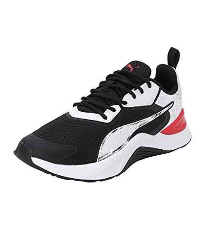 PUMA Unisex Infusion Straßen-Laufschuh, Black White-for All TIME RED, 42 EU von PUMA