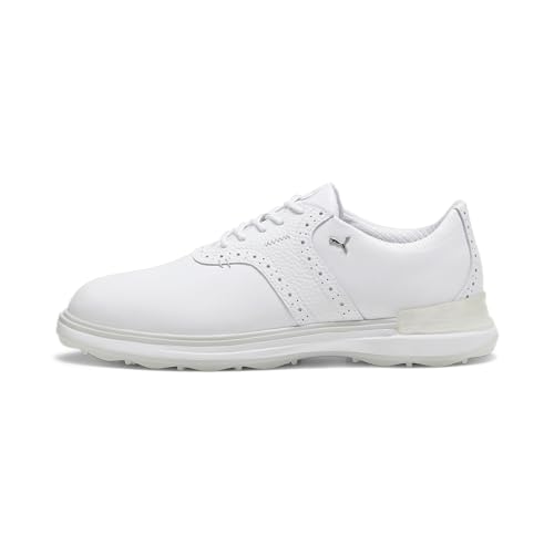 PUMA Herren Avant Golf Shoe, White-Ash Gray White, 43 EU von PUMA
