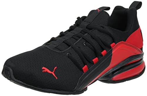 PUMA Herren Axelion Laufschuh, Break Black-High Risk Red, 44 EU von PUMA