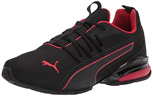 PUMA Herren Axelion Nxt Trainingsschuhe, Schwarz-Urban Red, 45 EU PUMA Herren Axelion Nxt Trainingsschuhe, Schwarz-Urban Red, 45 EU von PUMA