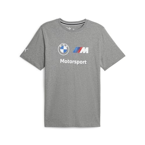 PUMA Erwachsene BMW M Motorsport ESS Logo-T-Shirt LMedium Gray Heather von PUMA