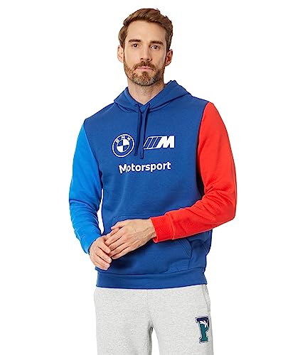 PUMA Herren BMW M Motorsport Essentials Fleece Hoodie Kapuzenpullover, Pro Blue-m Farbe, XX-Large von PUMA