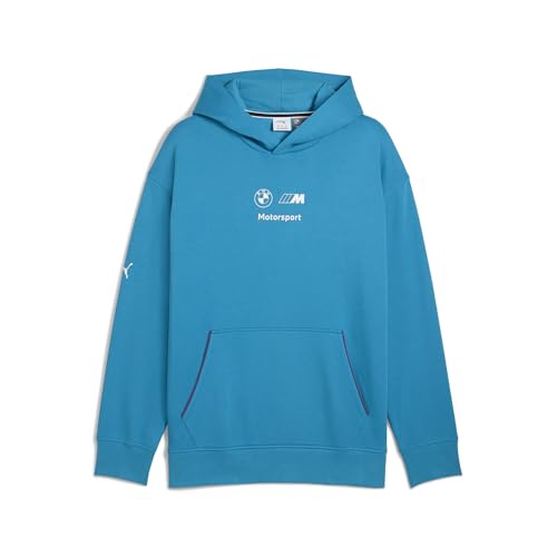 PUMA Herren BMW M Motorsport Essentials Fleece Hoodie S, Tropical Blue PUMA Herren BMW M Motorsport Essentials Fleece Hoodie S, Tropical Blue von PUMA