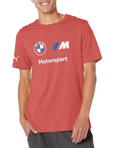 PUMA Herren BMW M Motorsport Essentials Logo T-Shirt, Astro Red, XL von PUMA