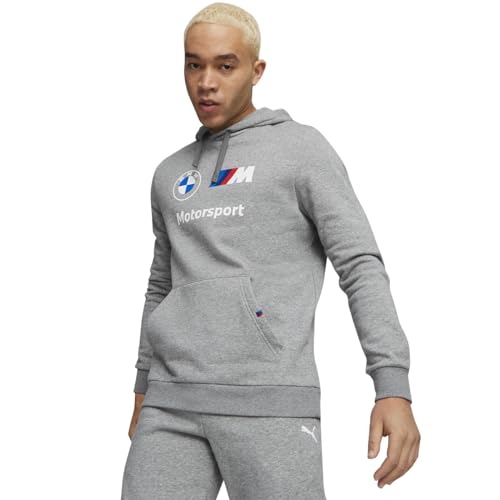 PUMA Erwachsene BMW M Motorsport Fleece Hoodie LMedium Gray Heather von PUMA