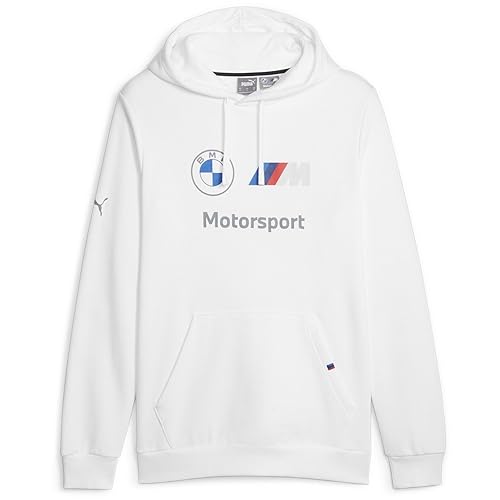 PUMA Erwachsene BMW M Motorsport Fleece Hoodie LWhite von PUMA