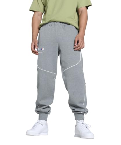 PUMA Herren BMW M Motorsport Jogginghose L Medium Gray Heather von PUMA