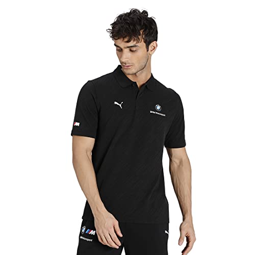 PUMA Herren BMW MMS Jacquard Pol Poloshirt, schwarz, M von PUMA