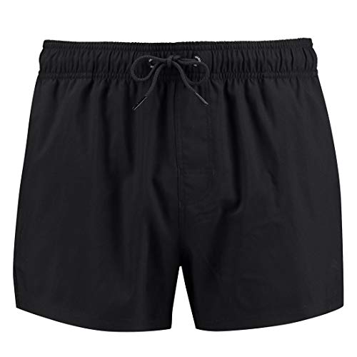 PUMA Herren Badehose Badeshorts Logo Short Length Swim Shorts, Farbe:Black, Bekleidungsgröße:XS von PUMA