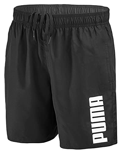 PUMA Herren Badehose Badeshorts Summer Deluxe Swim Shorts - New Black - Gr. M von PUMA