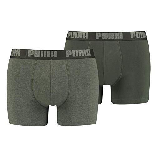 PUMA Herren Boxer Unterwäsche, Grün, XXL (2er Pack) von PUMA